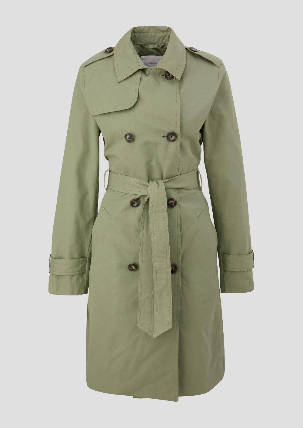 S.Oliver Trenchcoat Mit Bindegürtel