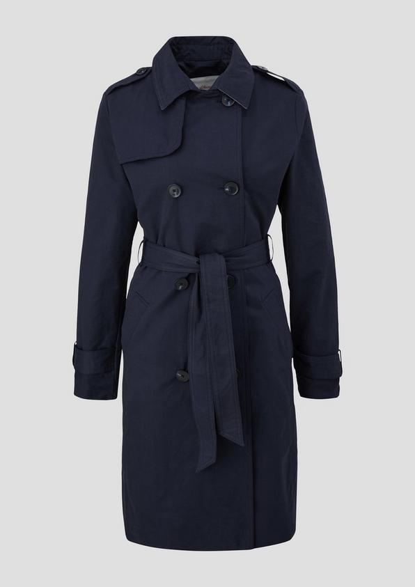 s.Oliver Trenchcoat mit Bindegürtel