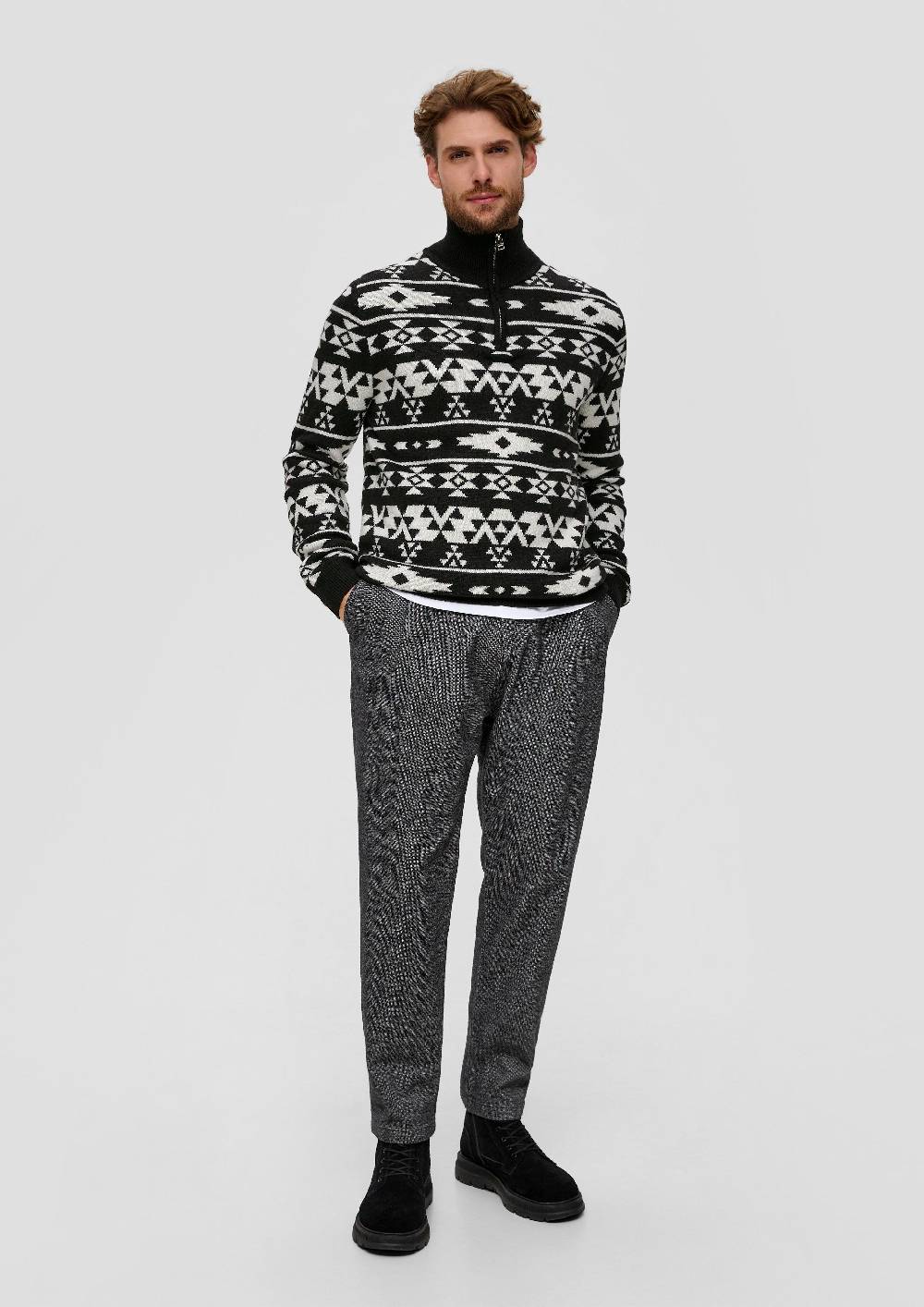 S.Oliver Troyer Mit Jacquard-Muster