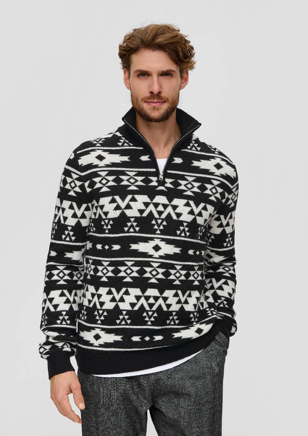 S.Oliver Troyer Mit Jacquard-Muster