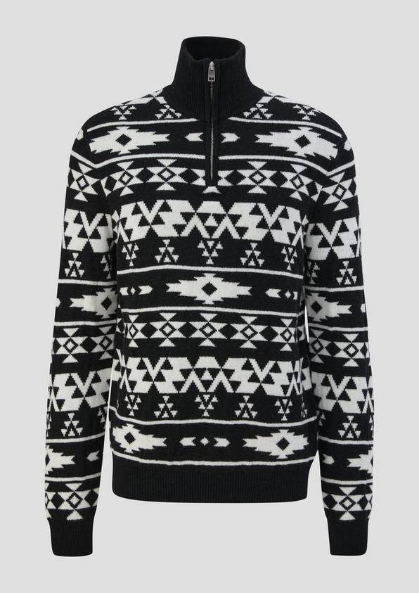 s.Oliver Troyer mit Jacquard-Muster