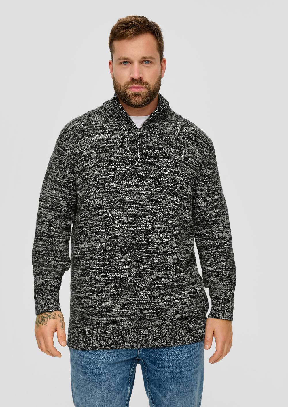 S.Oliver Troyer-Pullover Aus Moulinegarn