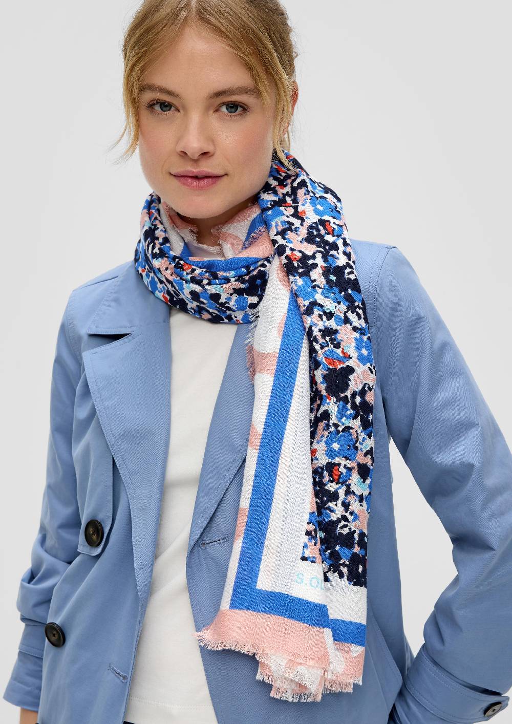 S.Oliver Tuch Mit All-over-Muster