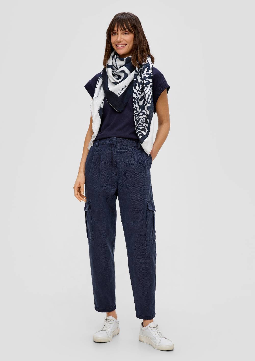 S.Oliver Tuch Mit All-over-Muster