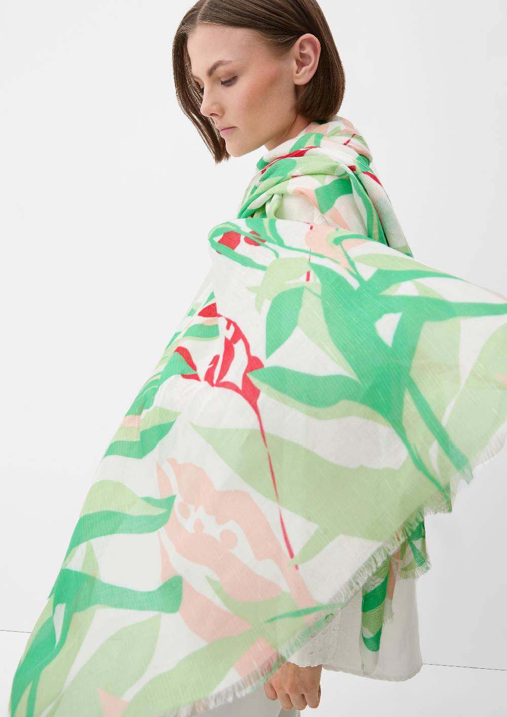 S.Oliver Tuch Mit Alloverprint