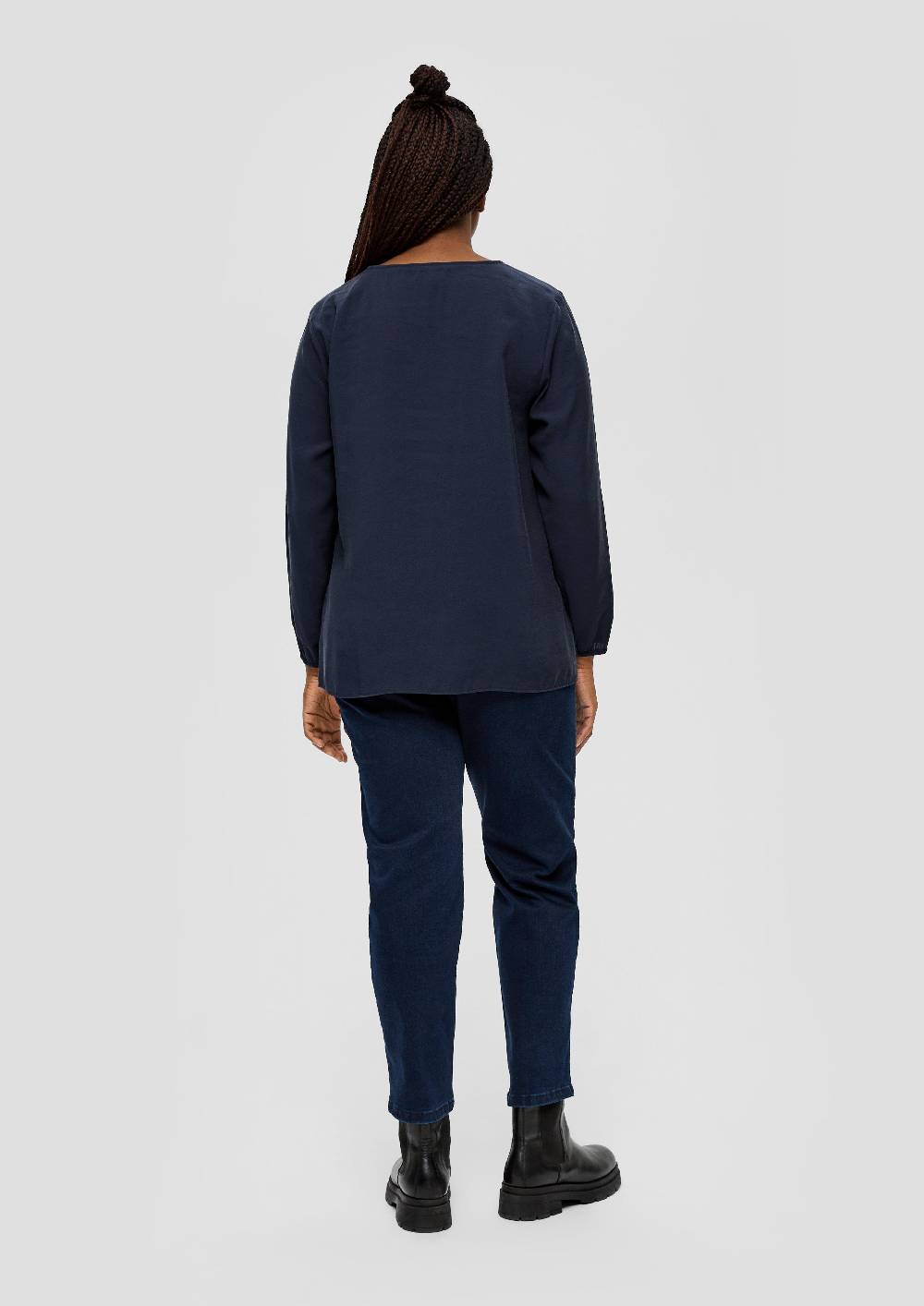 S.Oliver Tunikabluse Aus Modalmix