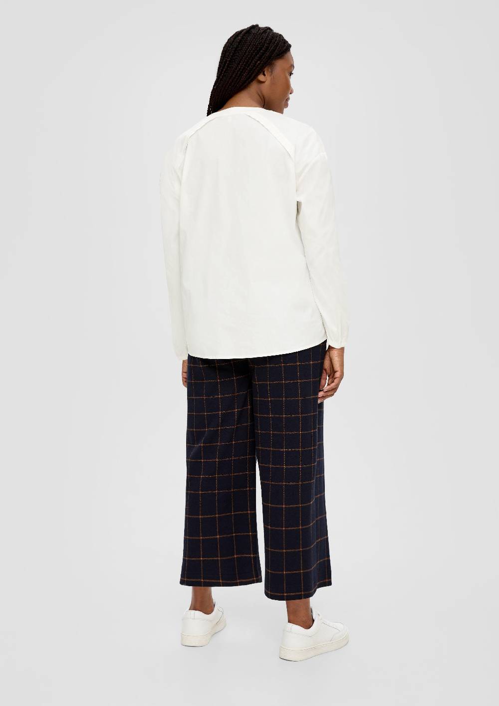 S.Oliver Tunikabluse Aus Stretch-Popeline