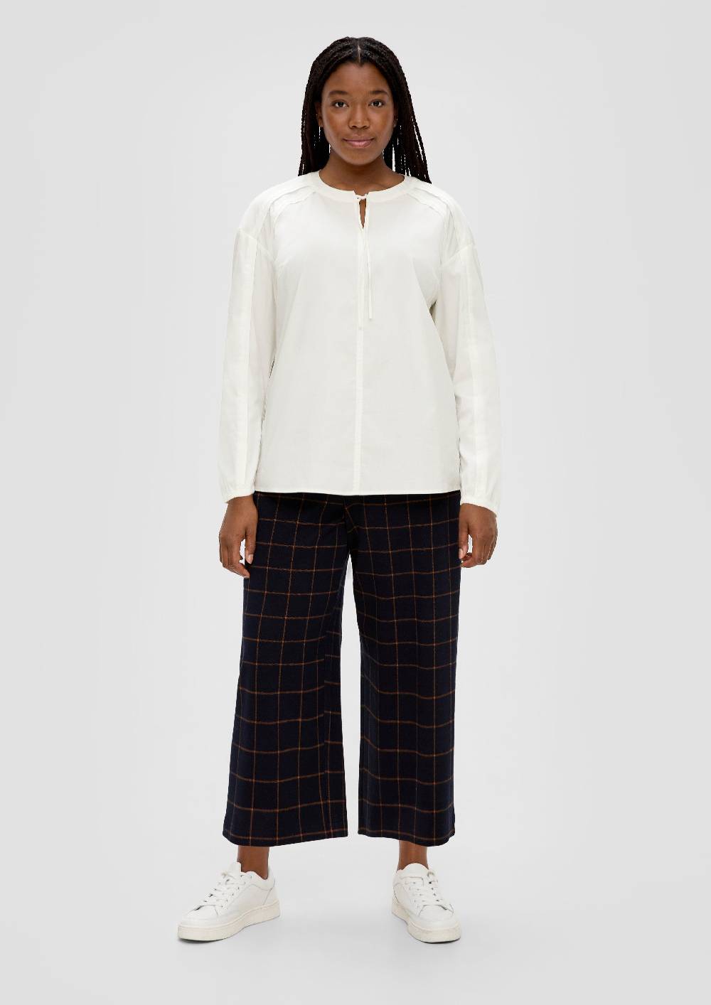 S.Oliver Tunikabluse Aus Stretch-Popeline