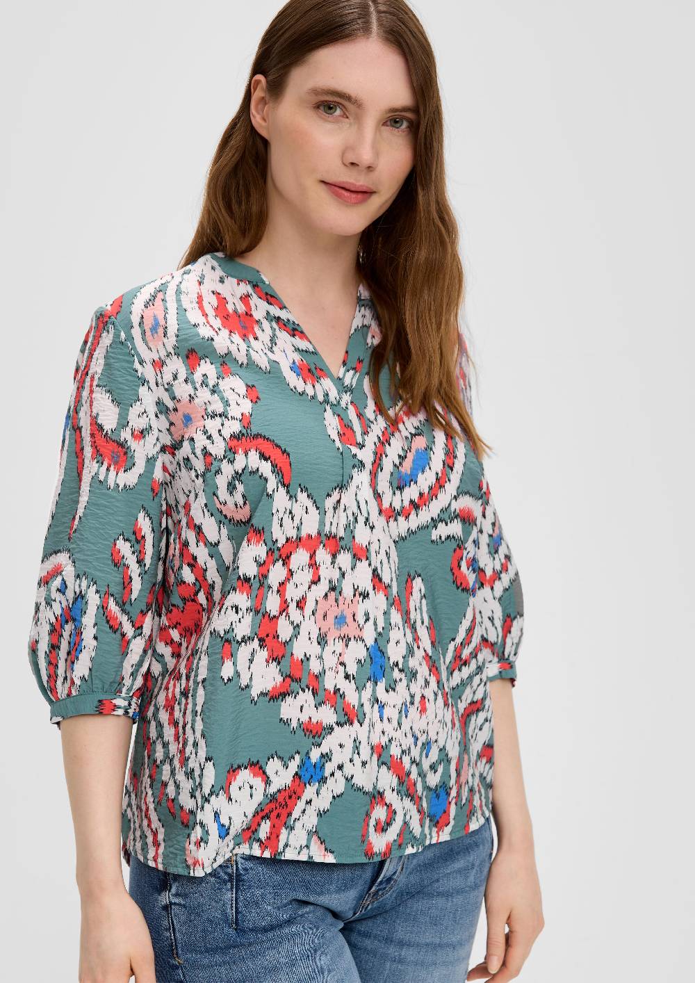 S.Oliver Tunikabluse Aus Viskosemix