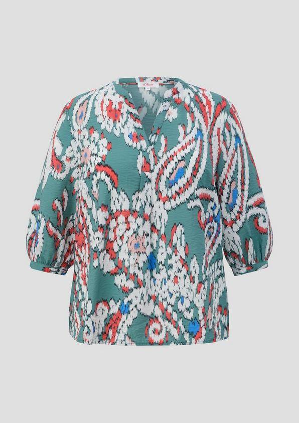 S.Oliver Tunikabluse Aus Viskosemix