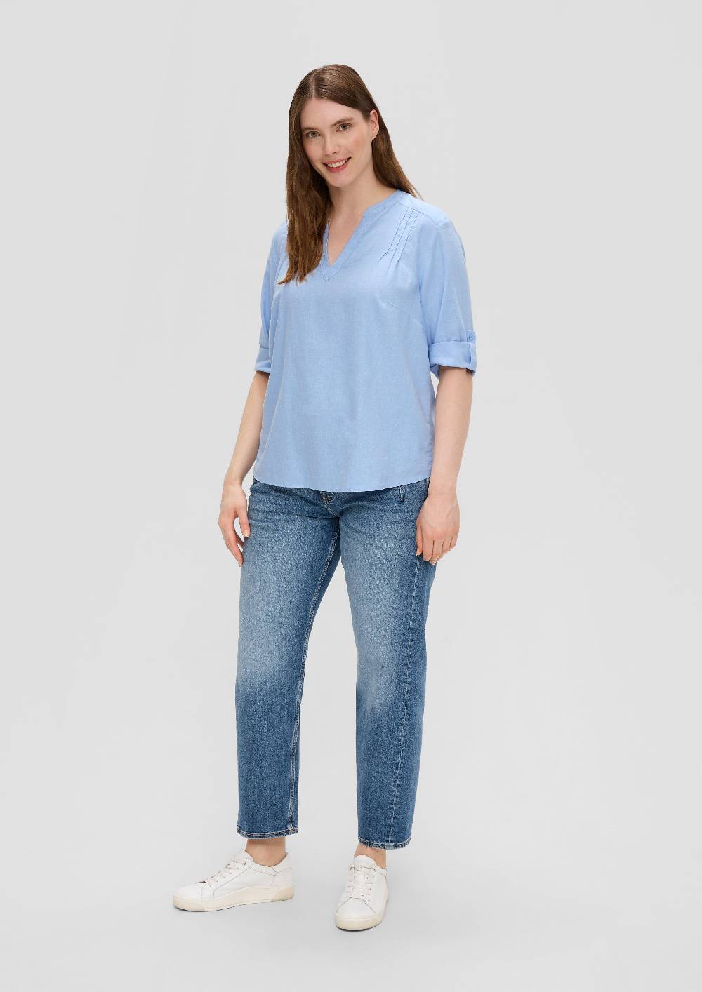 S.Oliver Tunikabluse Mit 3/4-Ärmeln