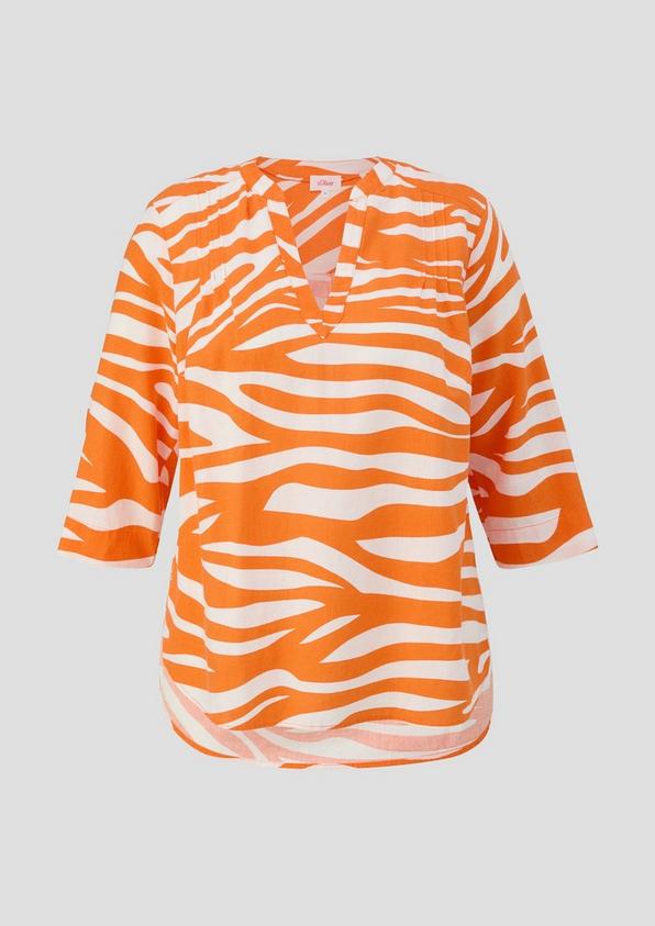 s.Oliver Tunikabluse mit 3/4-Ärmeln