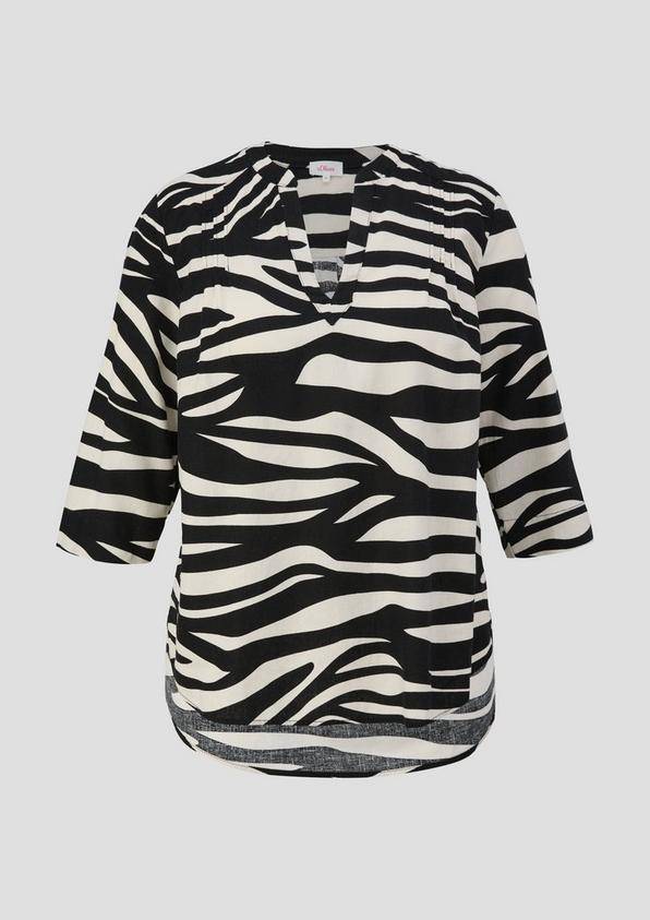 s.Oliver Tunikabluse mit 3/4-Ärmeln
