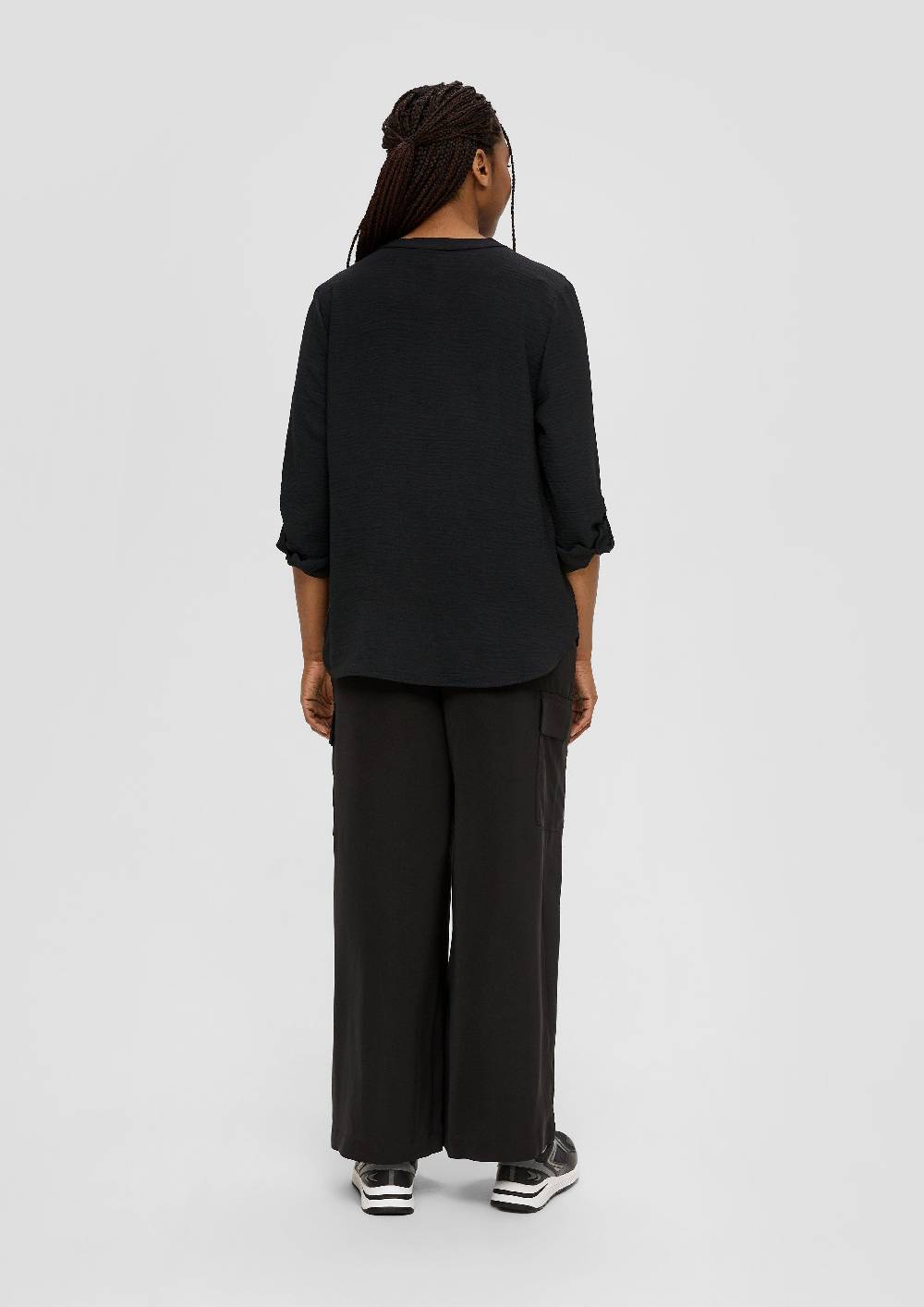 S.Oliver Tunikabluse Mit Halblangen Ärmeln