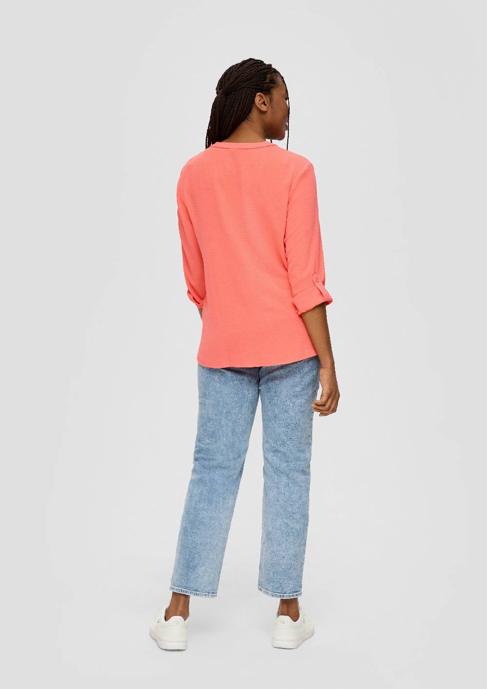 S.Oliver Tunikabluse Mit Halblangen Ärmeln