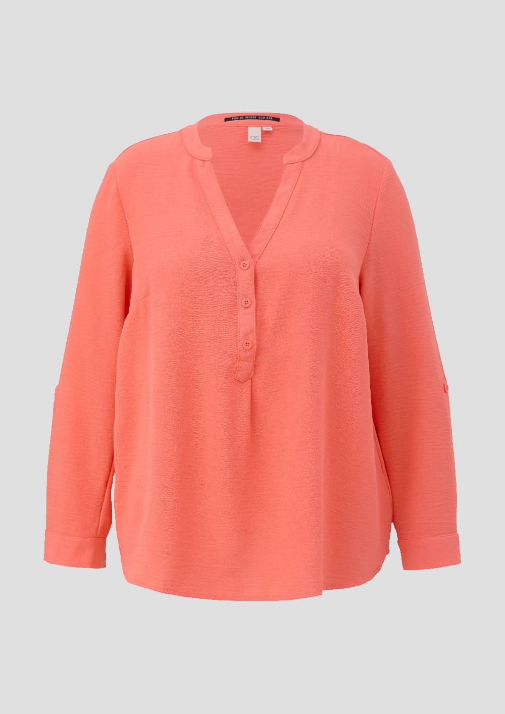 S.Oliver Tunikabluse Mit Halblangen Ärmeln