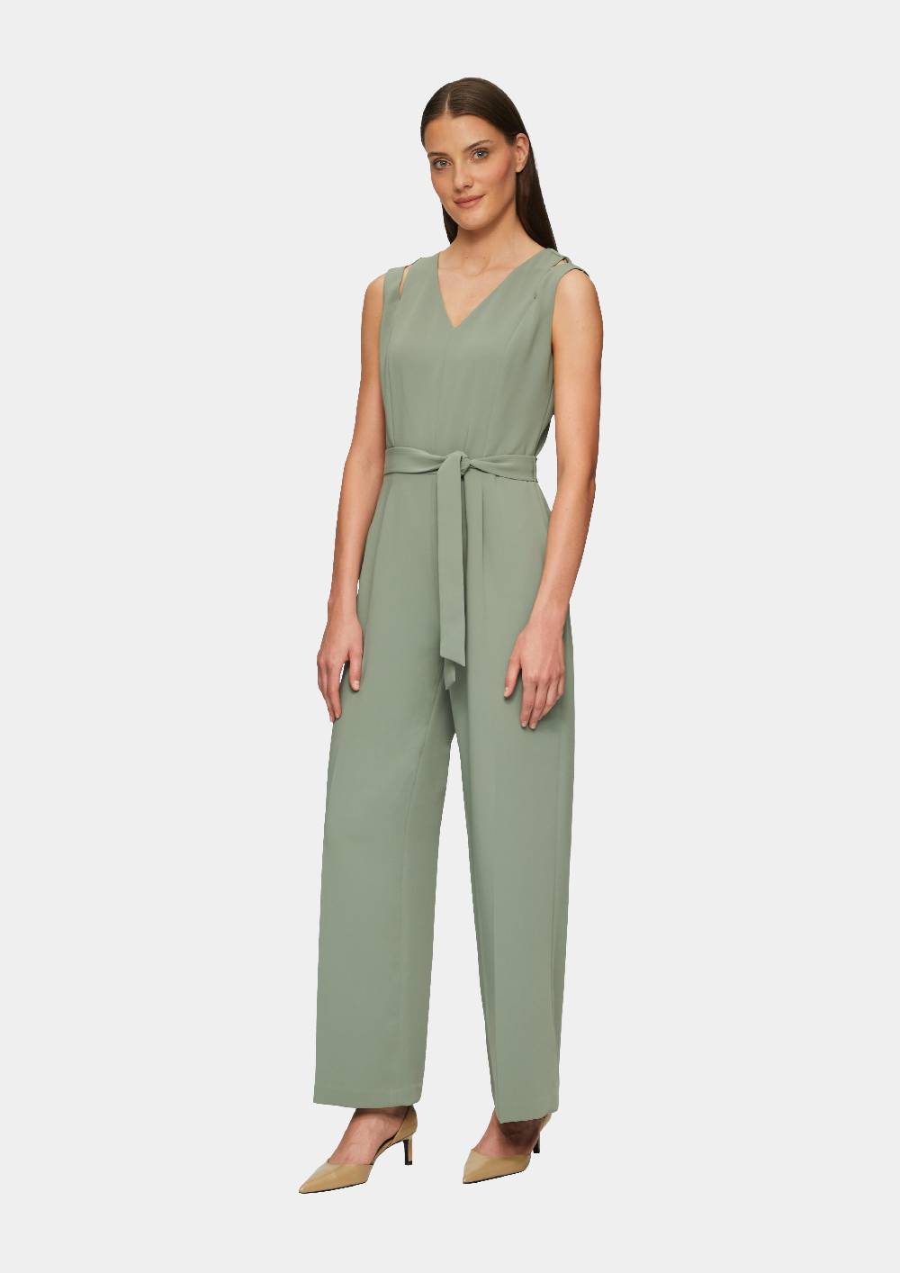 S.Oliver Twill-Jumpsuit Mit Cut-Outs