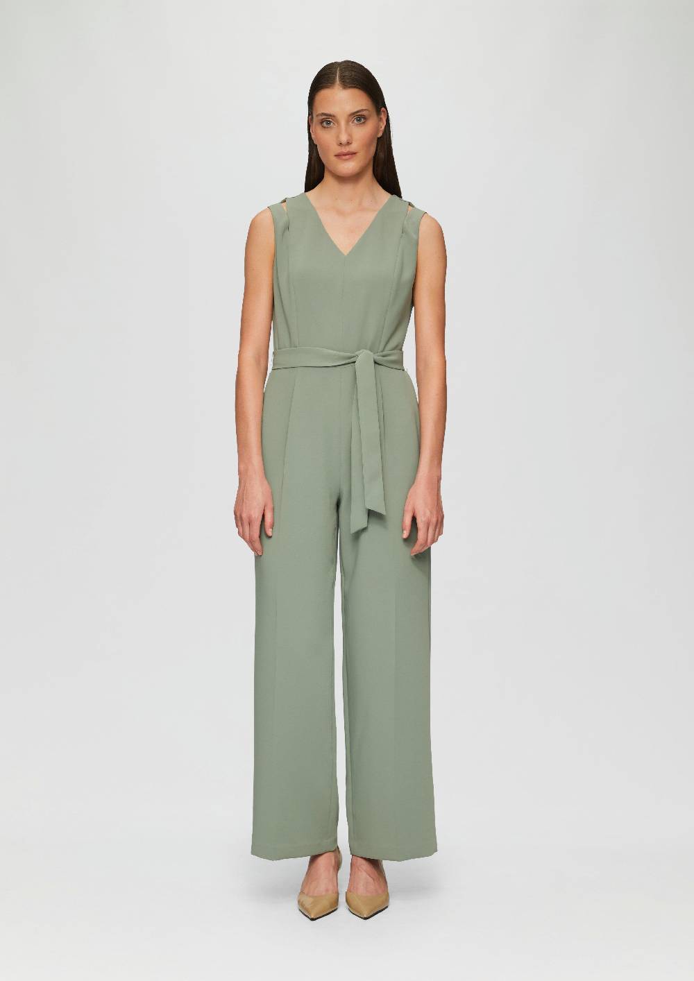 S.Oliver Twill-Jumpsuit Mit Cut-Outs