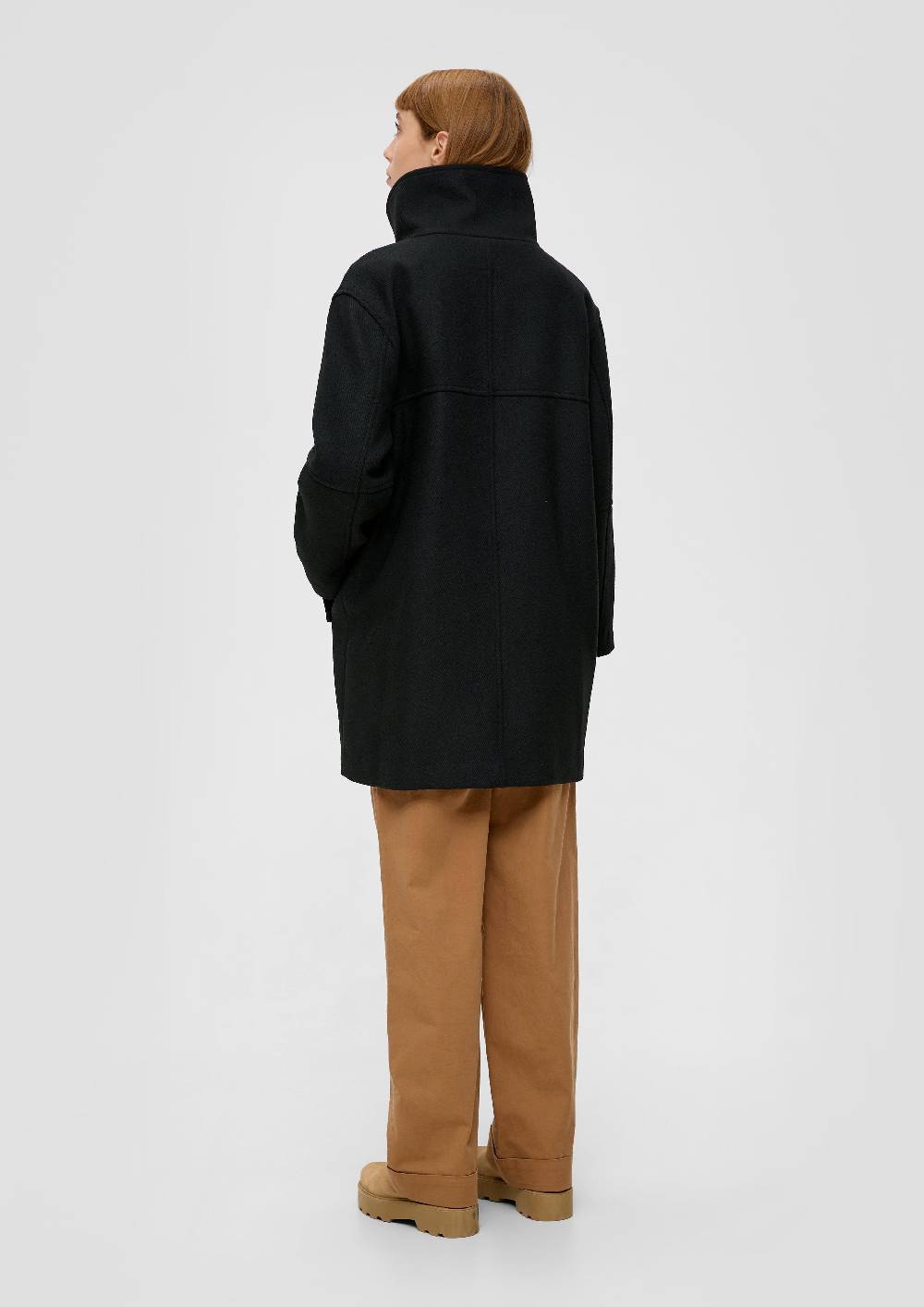 S.Oliver Twill-Mantel Aus Wollmix