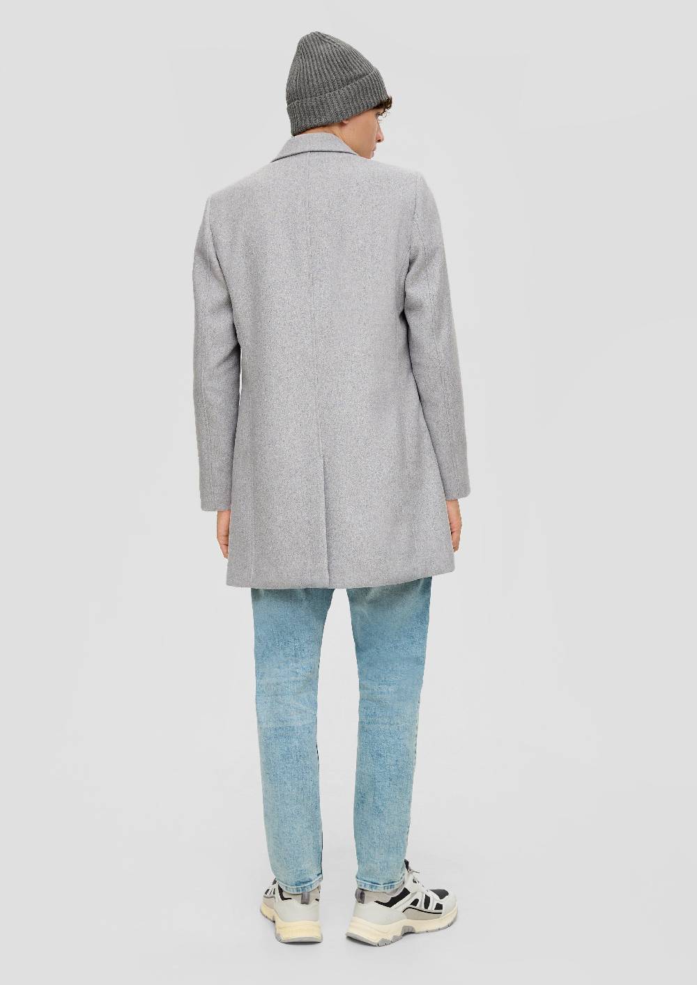 S.Oliver Twill-Mantel Aus Wollmix