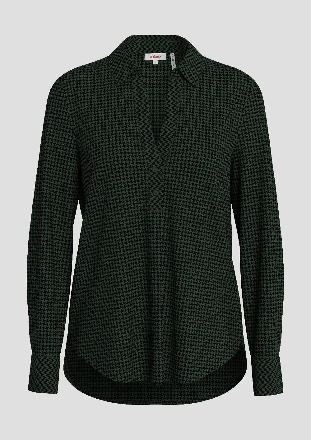 S.Oliver Twillbluse Aus Modalmix