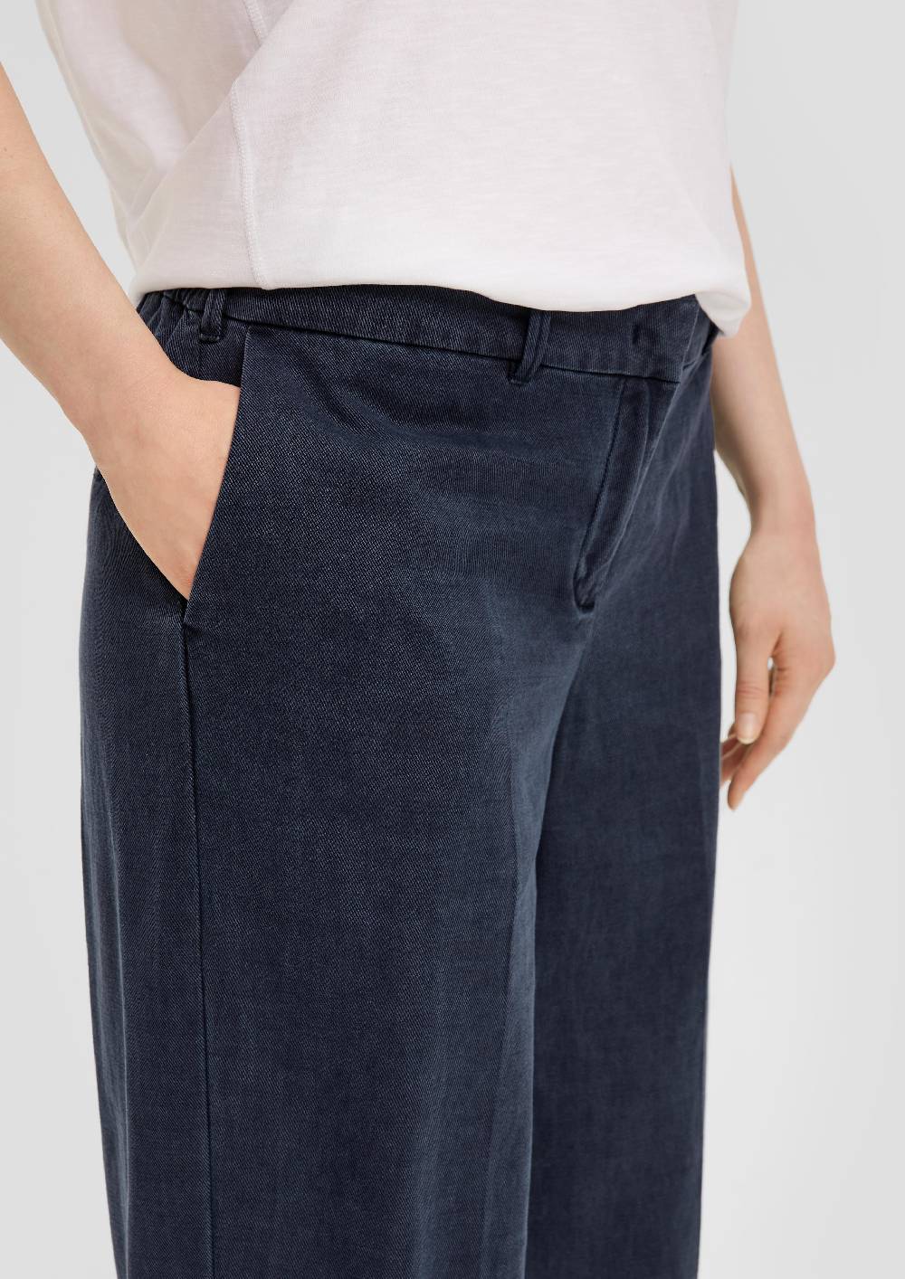 S.Oliver Twillhose Mit Elastikbund