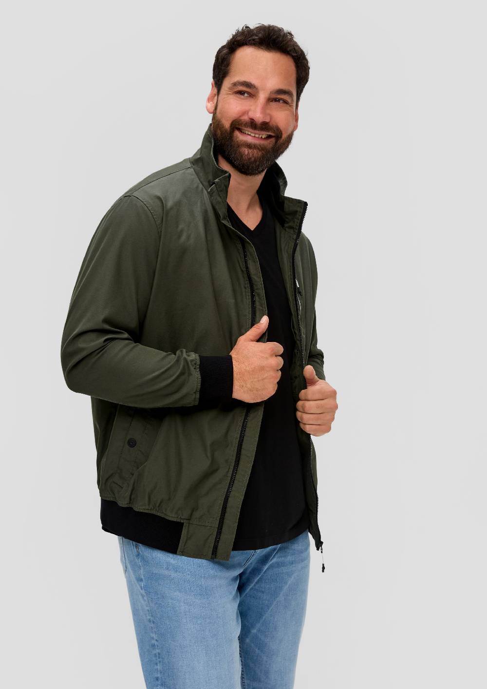 S.Oliver Twilljacke Mit Stehkragen