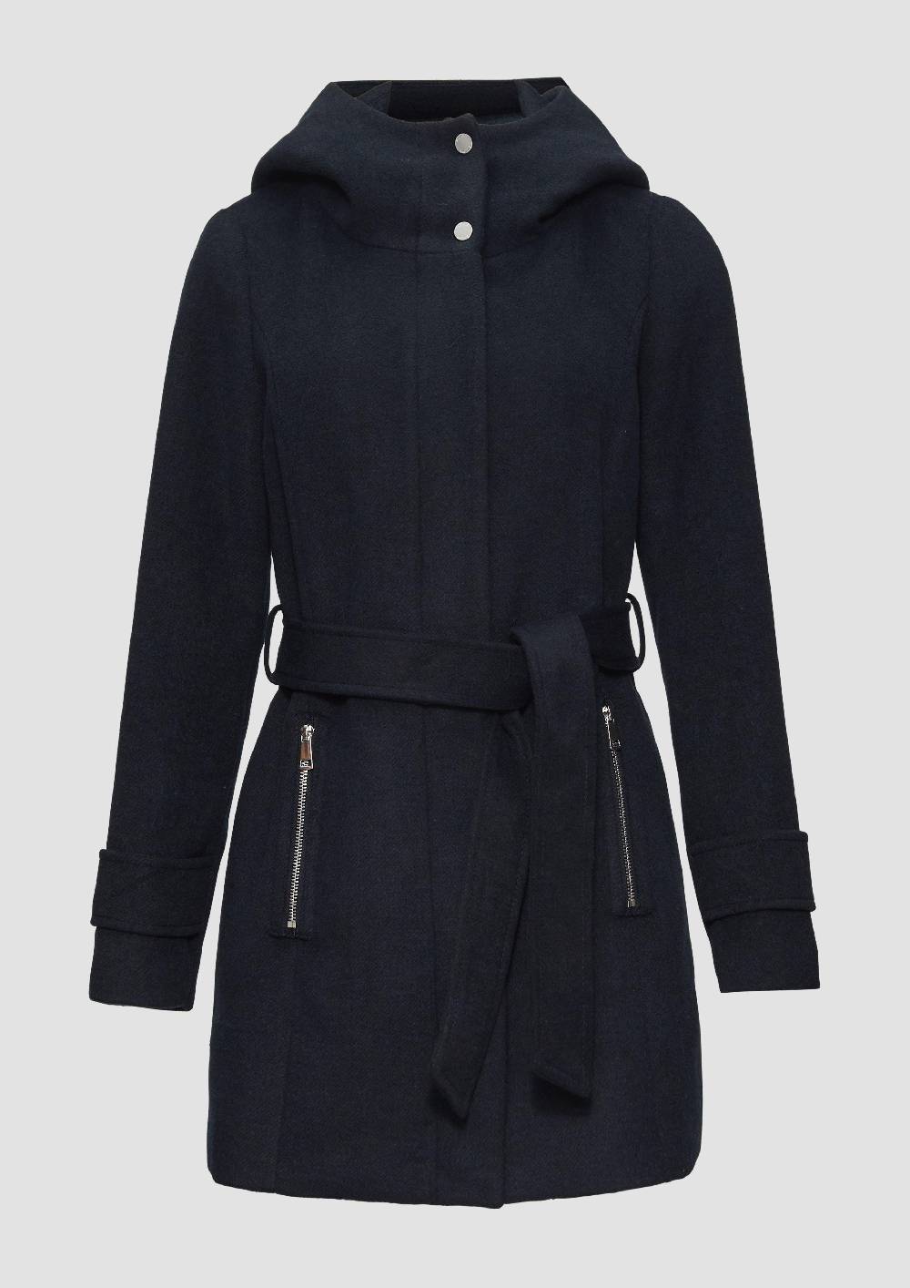 S.Oliver Twillmantel Mit Bindegürtel