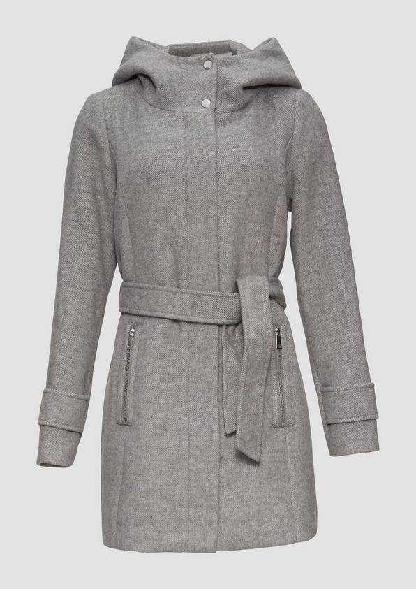 s.Oliver Twillmantel mit Bindegürtel