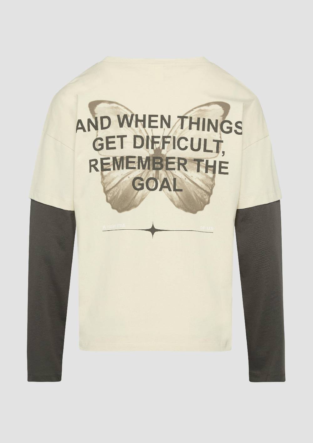 S.Oliver Two-Layer-Longsleeve Mit Print