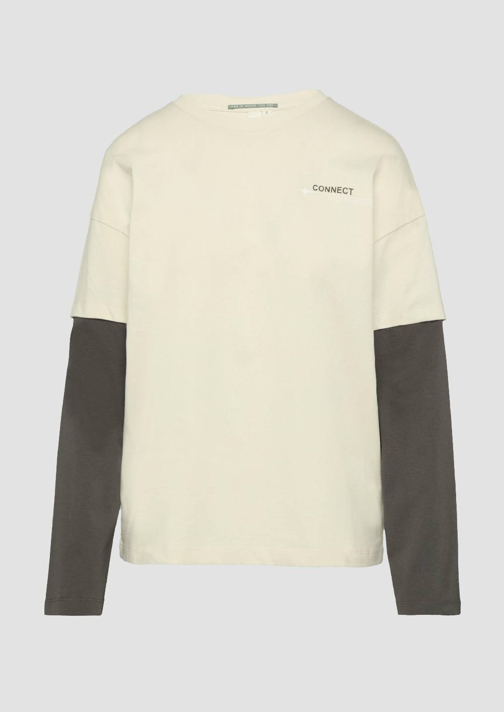 S.Oliver Two-Layer-Longsleeve Mit Print