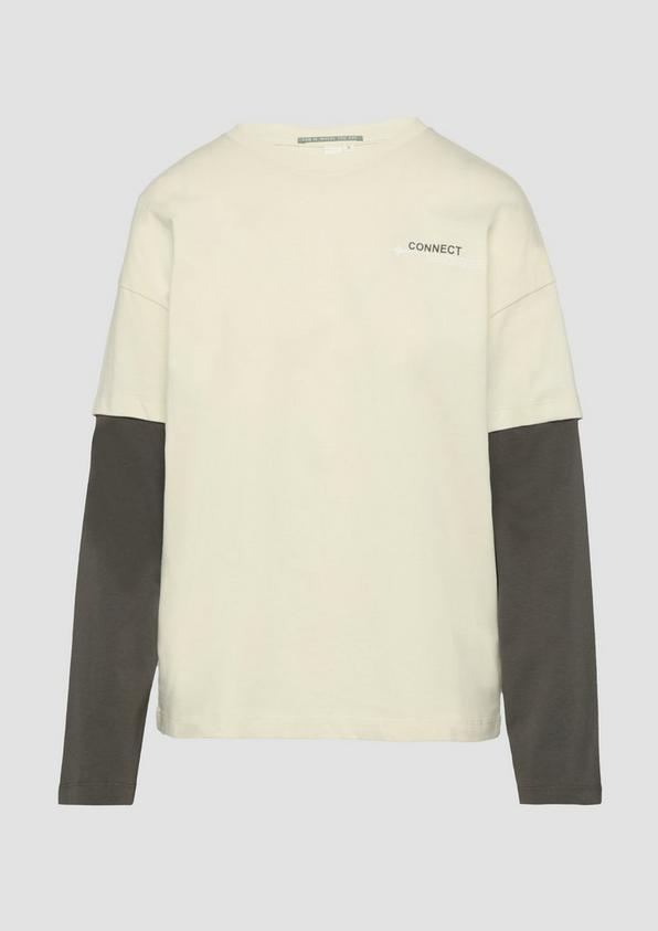 s.Oliver Two-Layer-Longsleeve mit Print