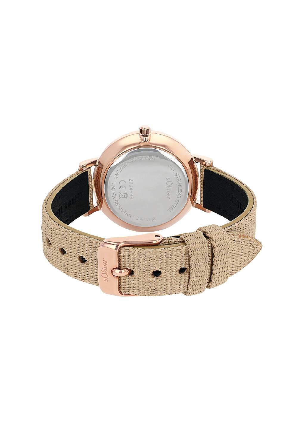 S.Oliver Uhr In Holz-Optik