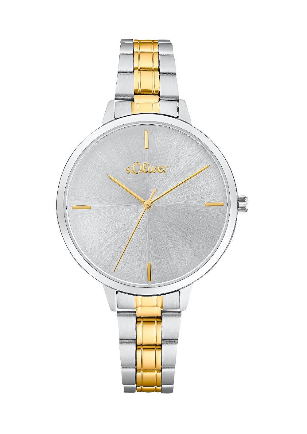 S.Oliver Uhr Mit Zweifarbigem Armband