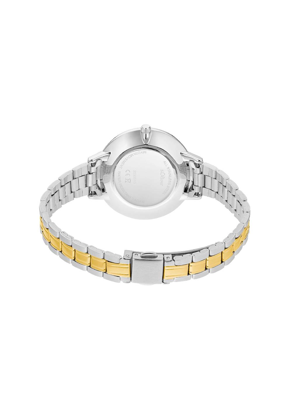 S.Oliver Uhr Mit Zweifarbigem Armband