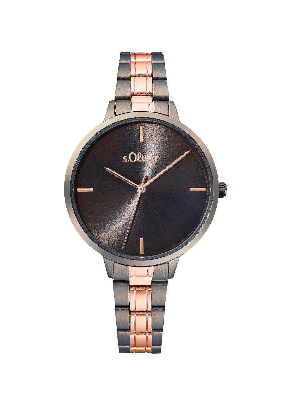 S.Oliver Uhr Mit Zweifarbigem Armband