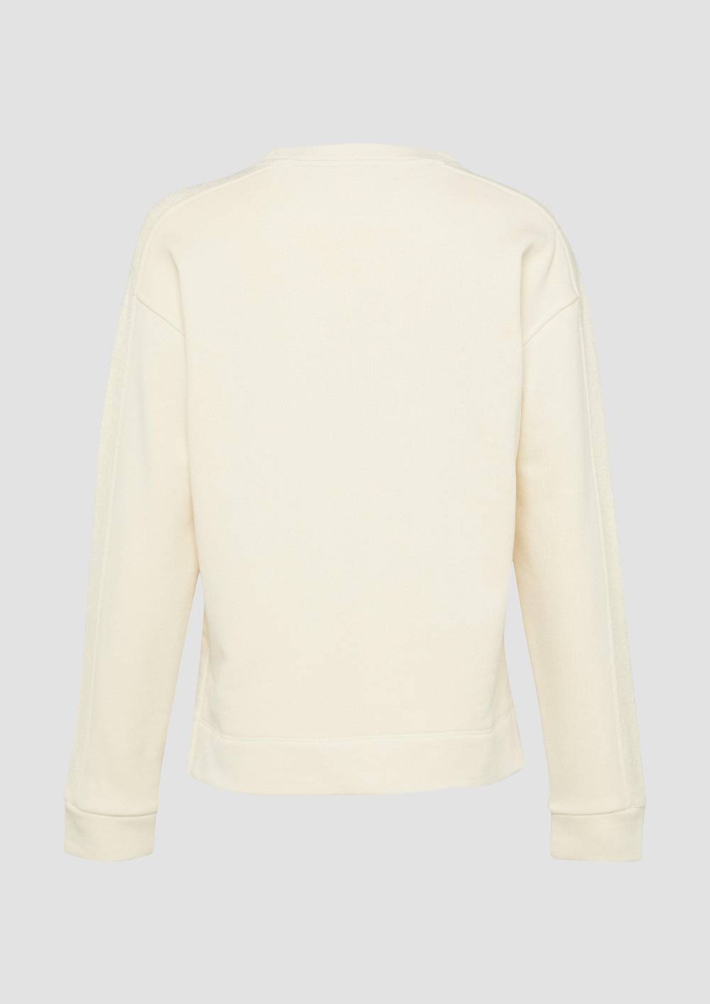 S.Oliver Undyed Sweatshirt Im Fabricmix