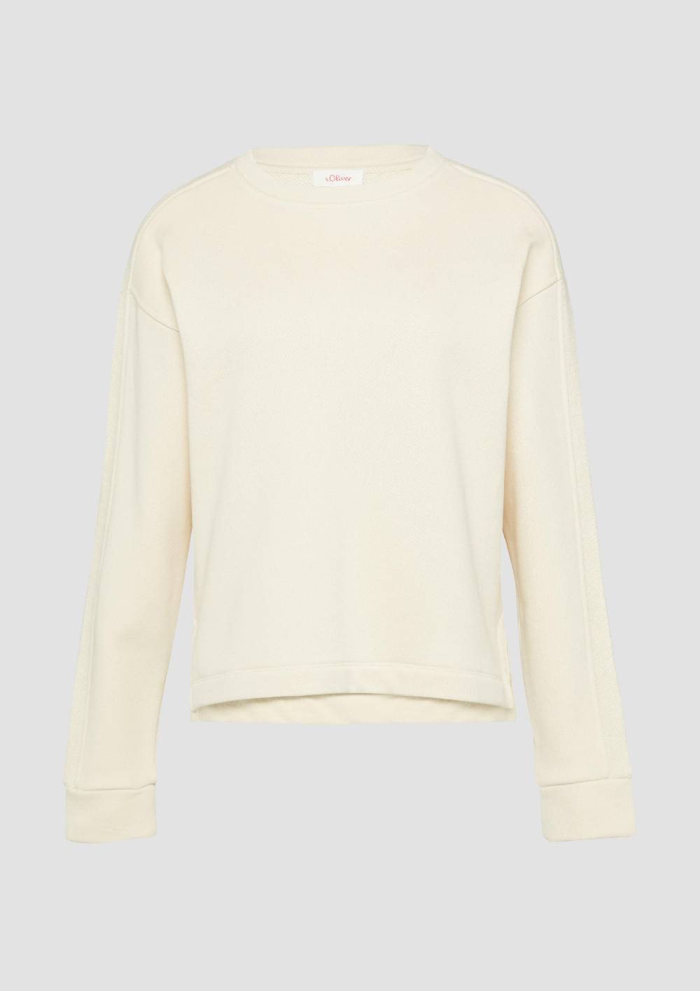 S.Oliver Undyed Sweatshirt Im Fabricmix