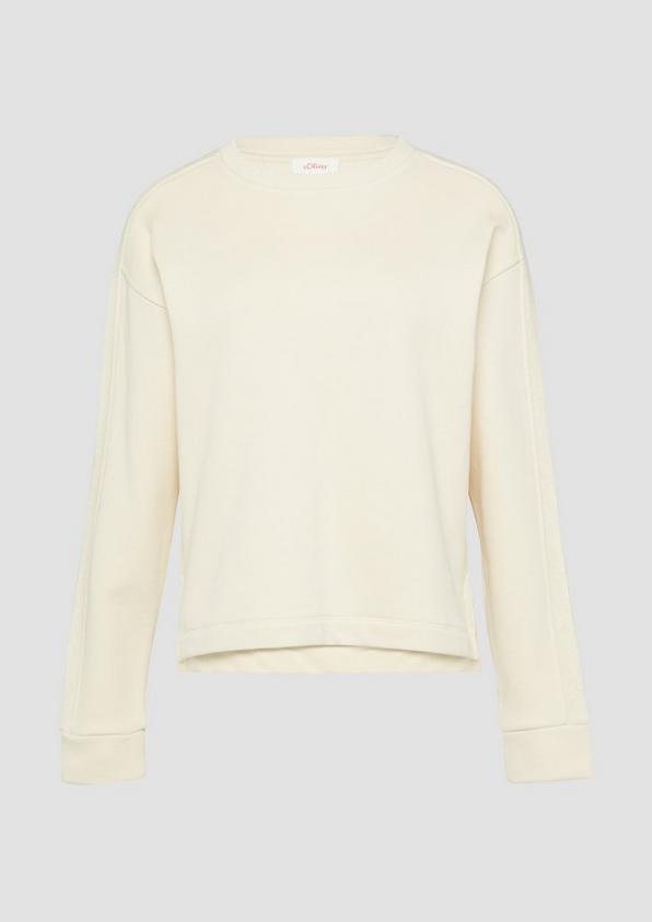 S.Oliver Undyed Sweatshirt Im Fabricmix