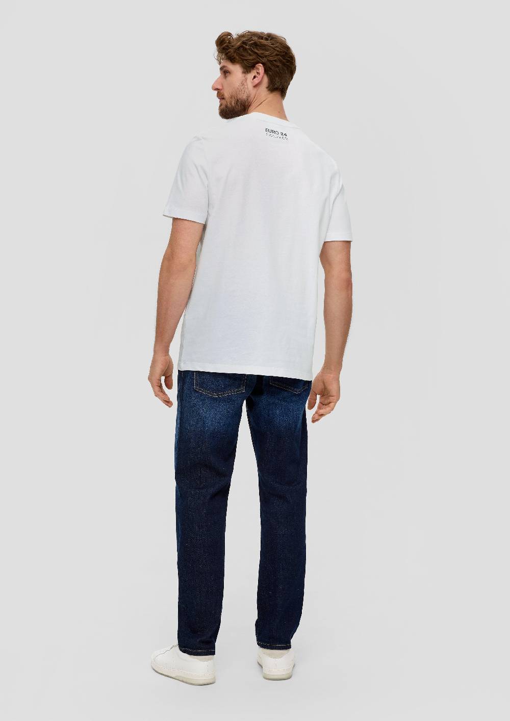 S.Oliver Unisex Baumwoll-T-Shirt Mit EM-Print