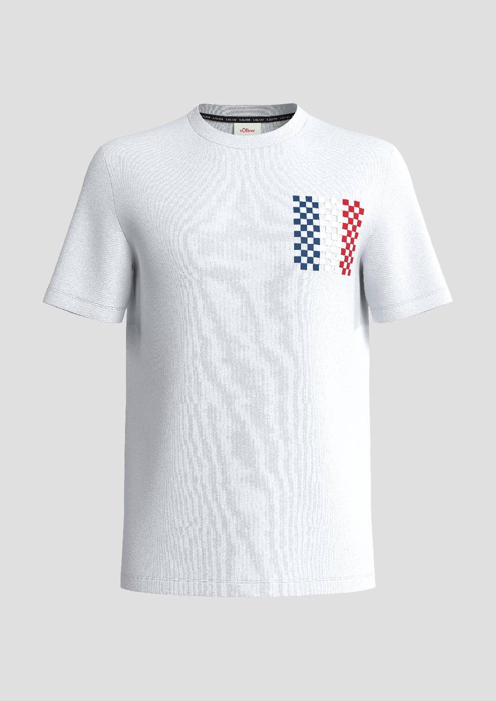 S.Oliver Unisex Baumwoll-T-Shirt Mit EM-Print