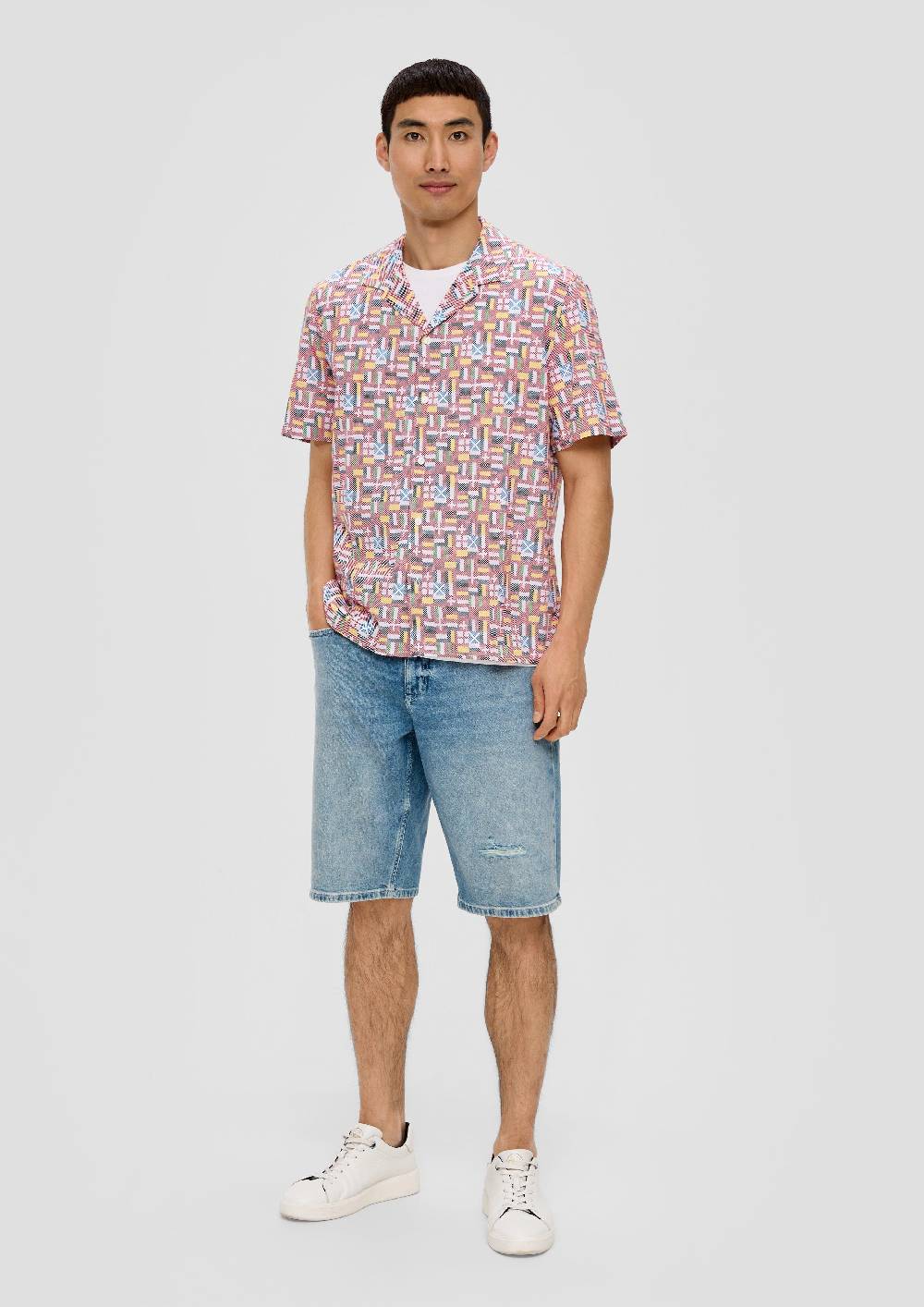 S.Oliver Unisex Kurzarmhemd Mit EM-Print