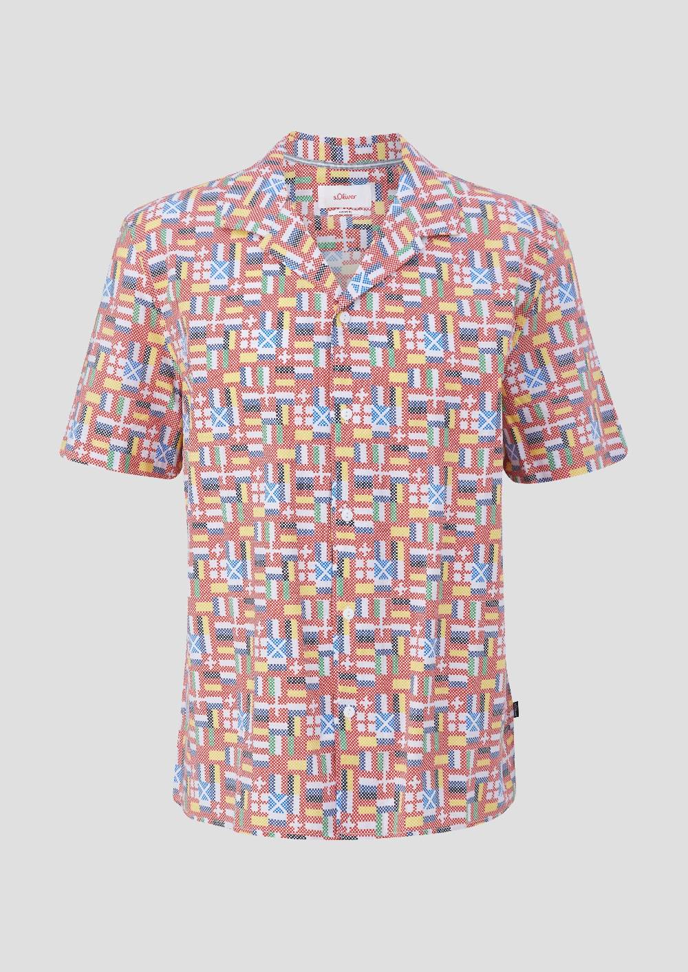 S.Oliver Unisex Kurzarmhemd Mit EM-Print
