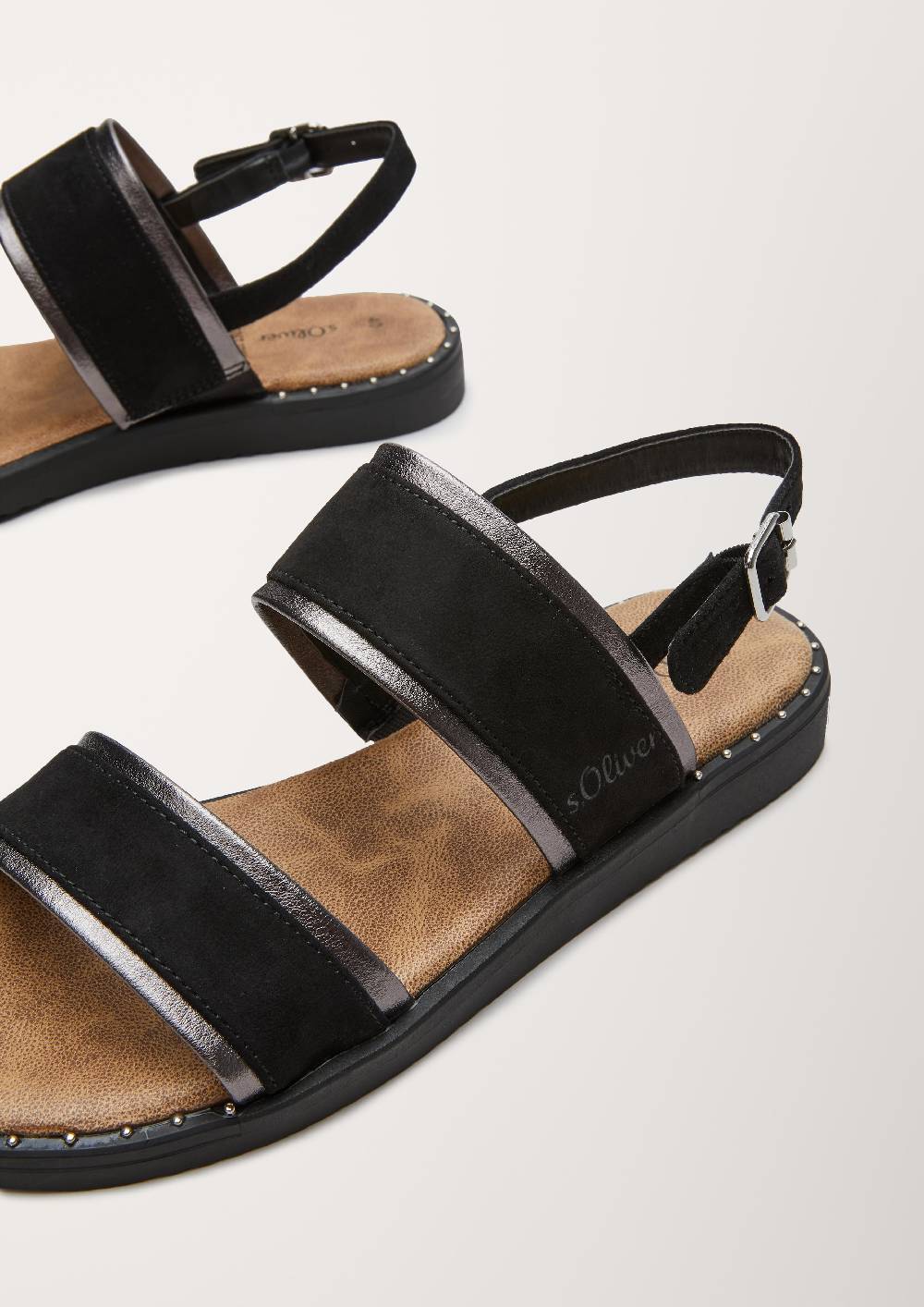 S.Oliver Vegane Sandalen Mit Metallic