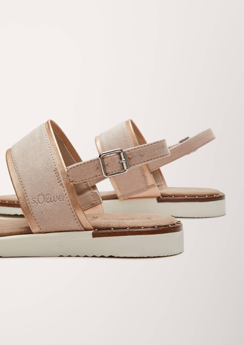 S.Oliver Vegane Sandalen Mit Metallic