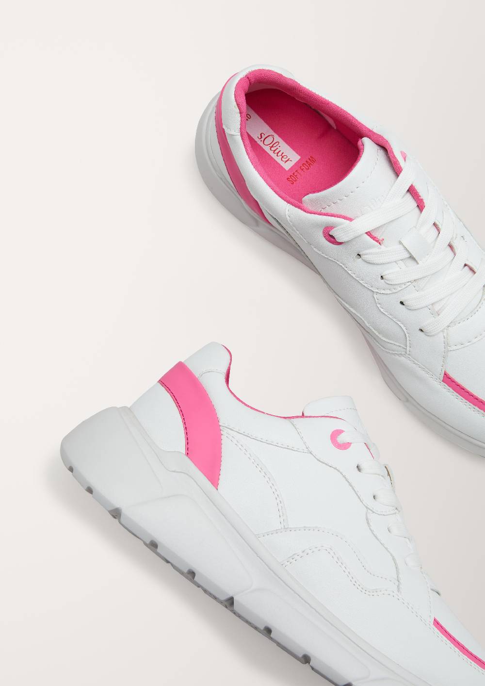 S.Oliver Vegane Sneaker Im Materialmix