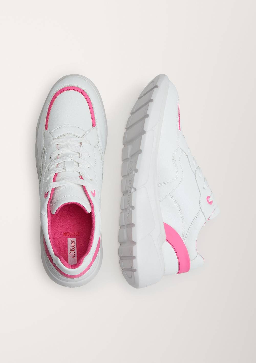 S.Oliver Vegane Sneaker Im Materialmix