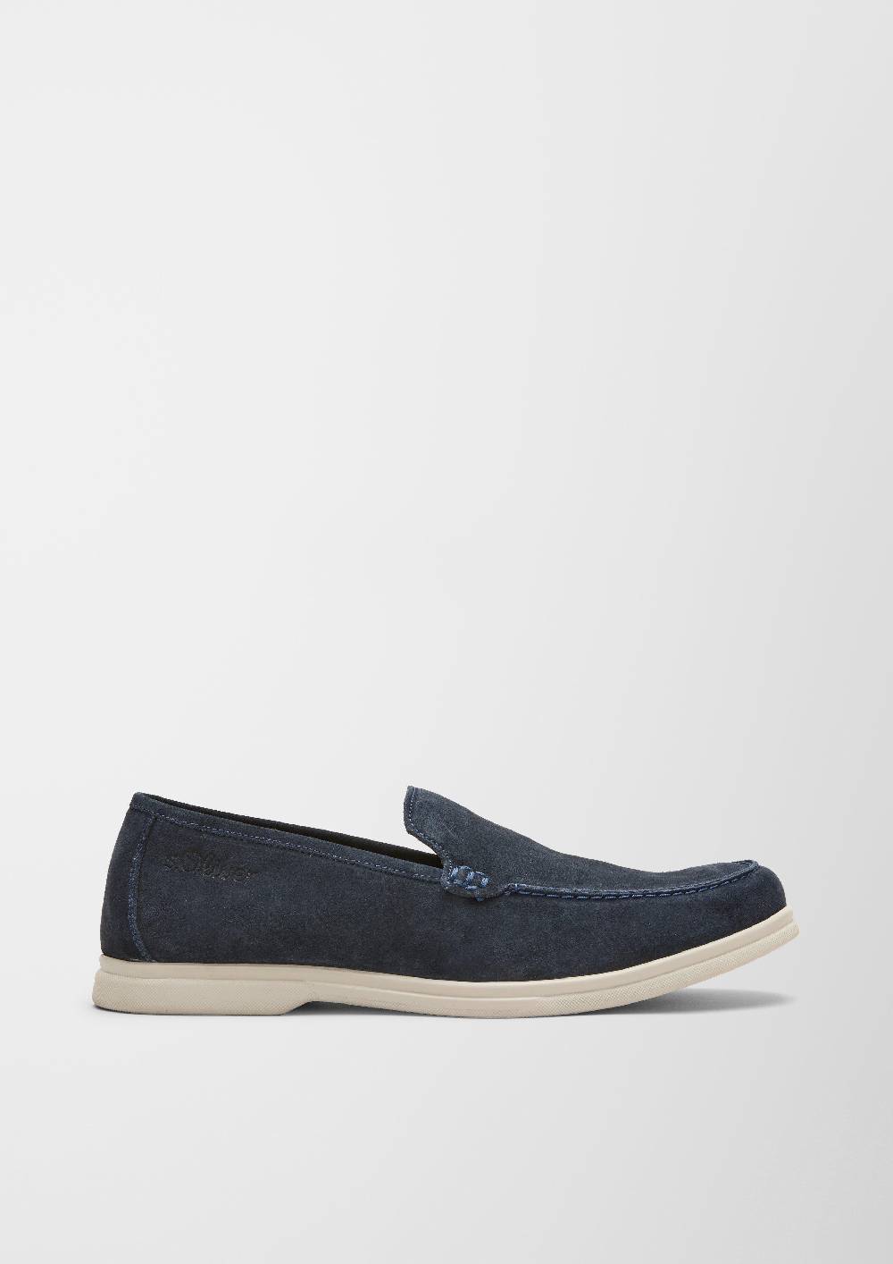 S.Oliver Velours-Slipper Mit Ziernaht