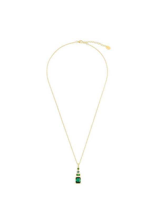 S.Oliver Vergoldete Schmuckstein-Kette