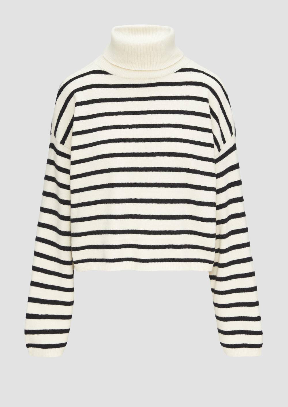 S.Oliver Verkürzter Pullover Aus Viskosemix